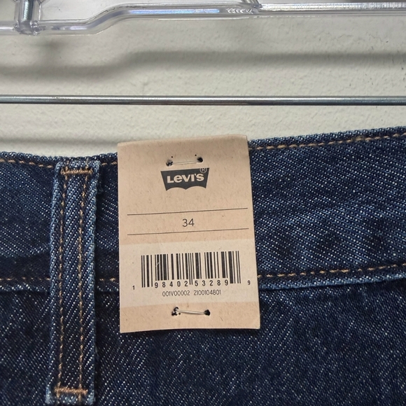 Womens Mini Skirt Dark Blue Denim Size 34 #237 - Picture 3 of 5